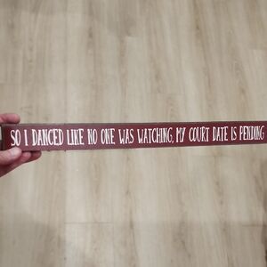 Humorous Brown Wall Sign